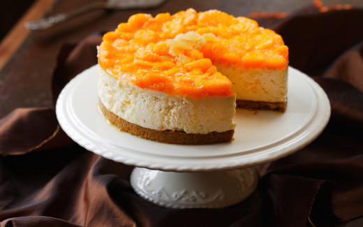 Ginger and Citrus Cheesecake