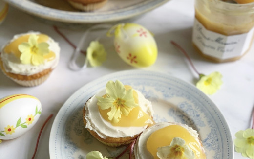Lemon Curd Fairy Cakes