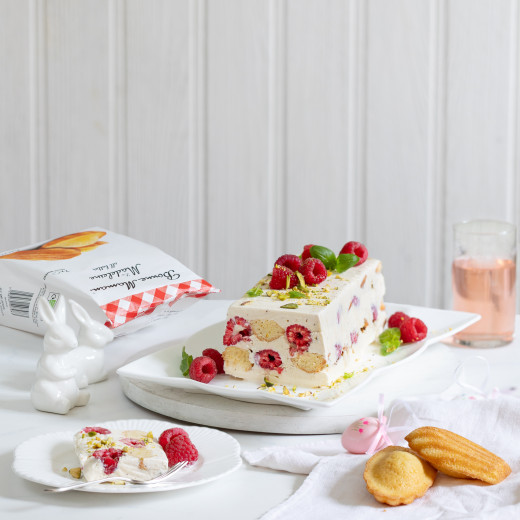 Raspberry & Madeleine Ice-cream Terrine