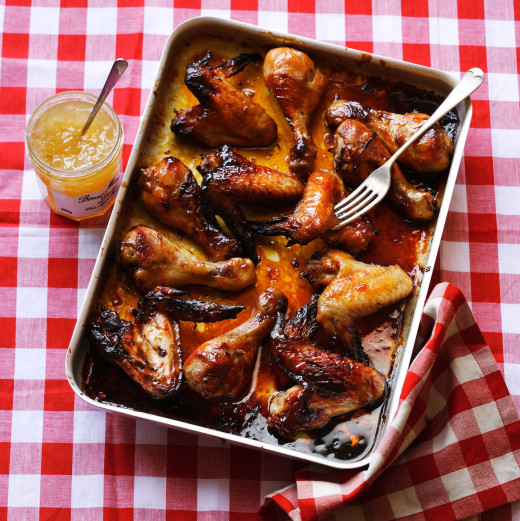 Marmalade Chicken Wings