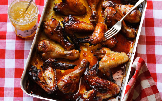 Marmalade Chicken Wings