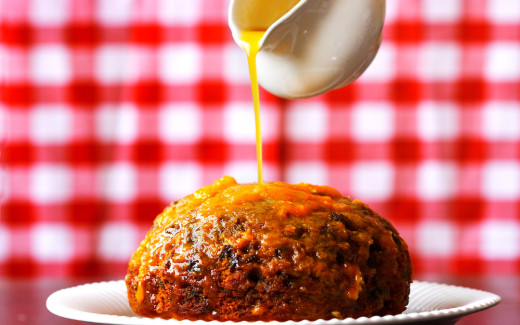Sticky Pudding with Marmalade Sauce