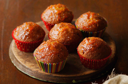 Pecan and Marmalade Cupcakes