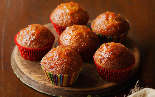 Pecan and Marmalade Cupcakes