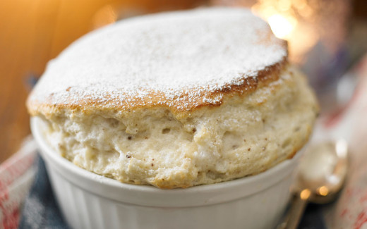 Christmas Cherry Soufflé