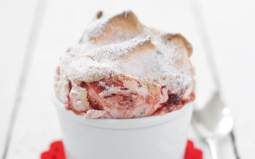 Strawberry Soufflés