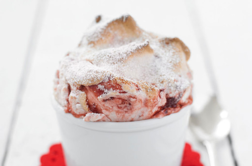 Strawberry Soufflés