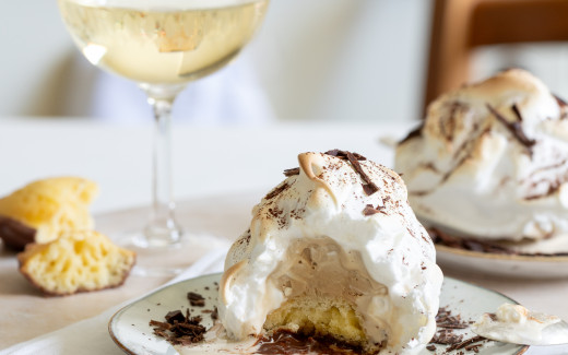 Mini Chocolate & Coffee Baked Alaska