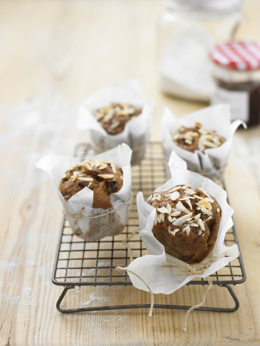 Peach and Almond Cupcakes