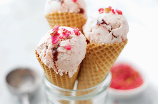 Strawberry Ripple Ice Cream