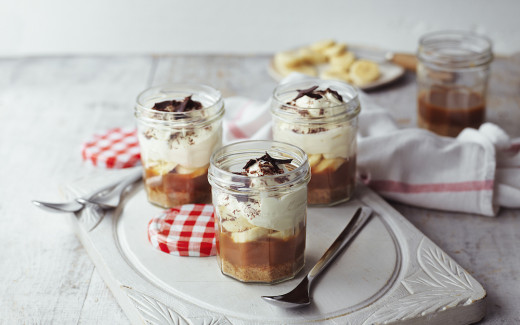 Caramel Banoffee in a Jar