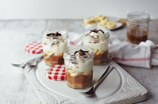 Caramel Banoffee in a Jar