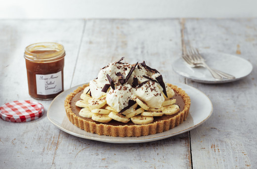 Salted Caramel Banoffee Pie