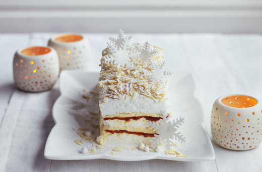 Salted Caramel Christmas Meringue