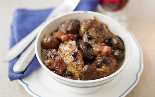 Pheasant, Bacon and Berry Casserole