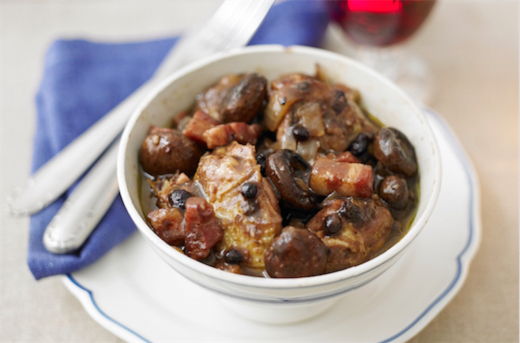 Pheasant, Bacon and Berry Casserole
