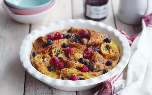 Wild Blueberry Butter Pudding
