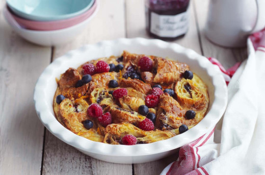 Wild Blueberry Butter Pudding