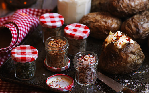 Bonfire Baked Potatoes