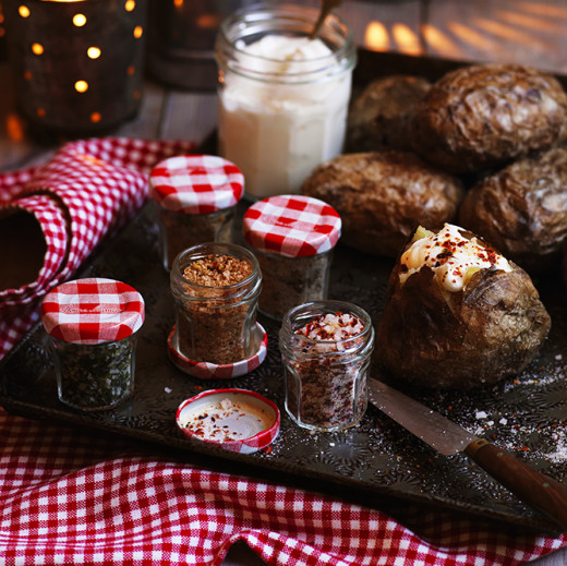 Bonfire Baked Potatoes