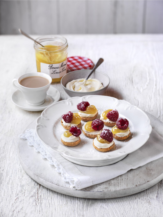 Lemon & Raspberry Shortbread Bites