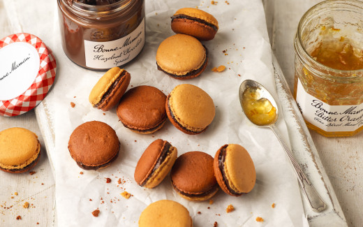 Chocolate & Orange Macarons