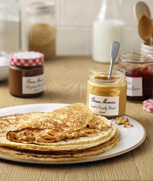 Peanut Spread Crêpes