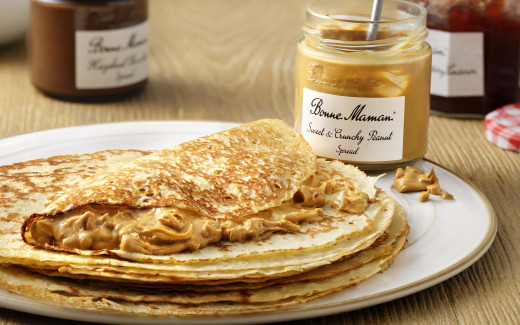 Peanut Spread Crêpes