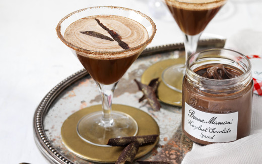 Hazelnut Chocolate Martini Royale