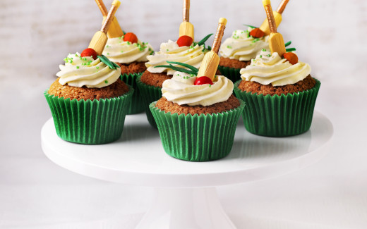 Strawberry and Cinnamon Cupcakes