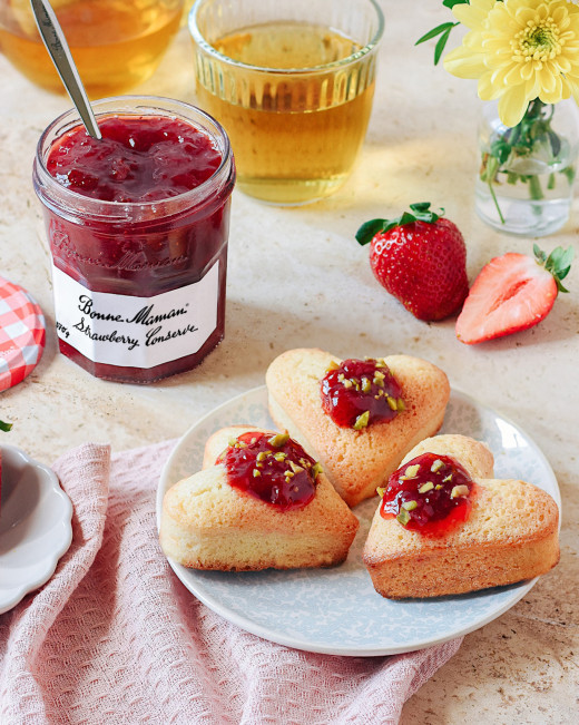 Heart-shaped Financiers