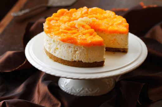 Ginger and Citrus Cheesecake