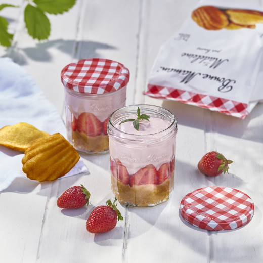 Madeleine Strawberry Picnic Pots