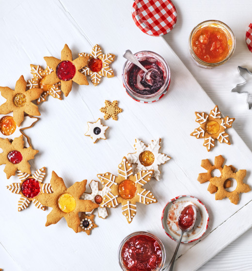 Spiced Gingerbread Wreath